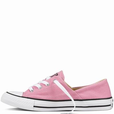 Converse Chuck Taylor All Star Canvas Color Low Tops Womens - Light Purple/White/Black Shoes (911LTHXD)